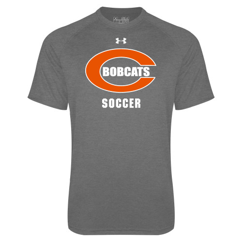  Under Armour Carbon Heather Tech Tee - Soccer