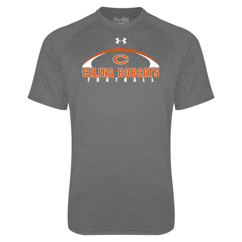  Under Armour Carbon Heather Tech Tee - Football Arch