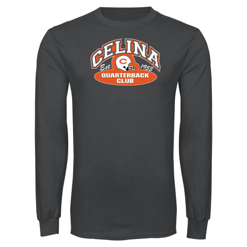 Celina High School Charcoal Long Sleeve T Shirt