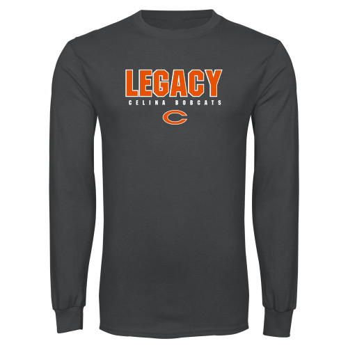Celina High School Charcoal Long Sleeve T Shirt