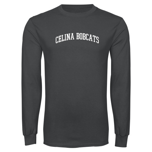 Celina High School Charcoal Long Sleeve T Shirt