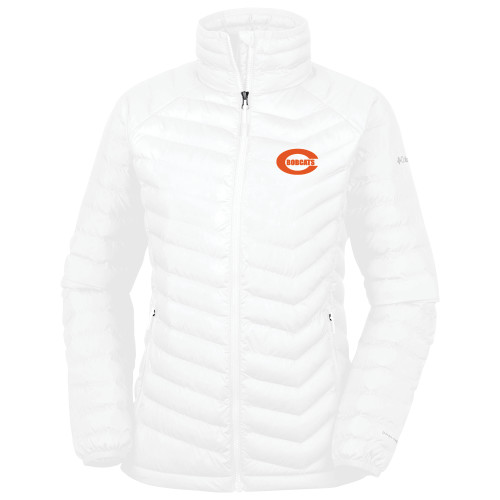  Columbia Womens White Powder Lite Jacket - C - Bobcats
