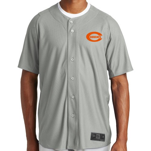  New Era Light Grey Diamond Era Jersey - C - Bobcats