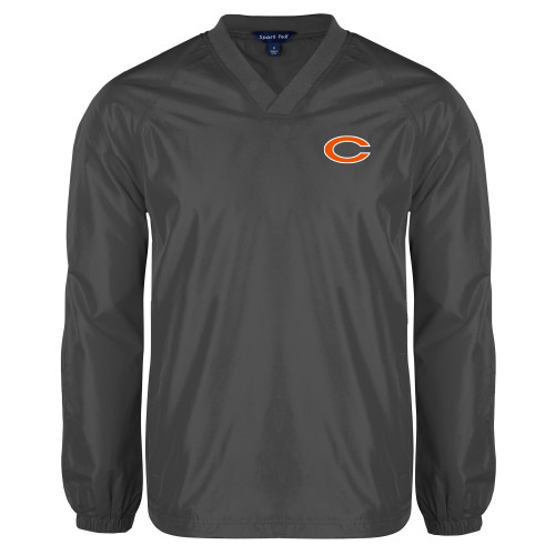 Celina High School Charcoal V Neck Raglan Windshirt