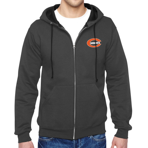 Celina High School Charcoal Fleece Full Zip Hoodie