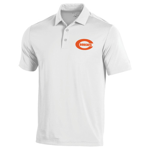 Celina High School Under Armour White Performance Polo