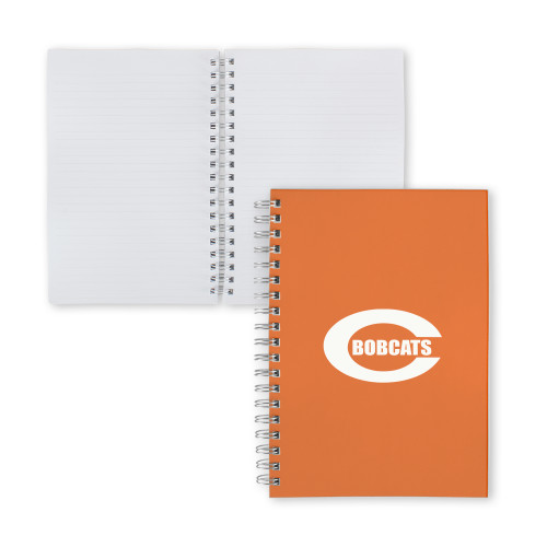  Clear 7 x 10 Spiral Journal Notebook - C - Bobcats