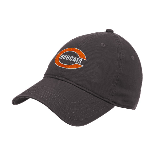  Charcoal Unstructured Adjustable Low Profile Hat - C - Bobcats