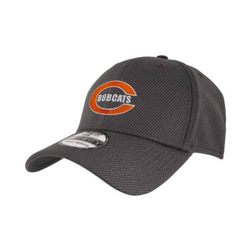  New Era Charcoal Diamond Era 39Thirty Stretch Fit Hat - C - Bobcats