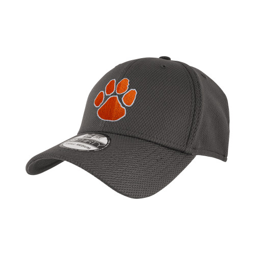  New Era Charcoal Diamond Era 39Thirty Stretch Fit Hat - Paw