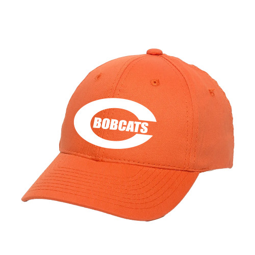  Orange Structured Adjustable Pro Style Hat - C - Bobcats