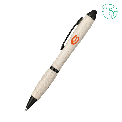  Nash Wheat Straw Ballpoint Beige Stylus Pen - C - Bobcats