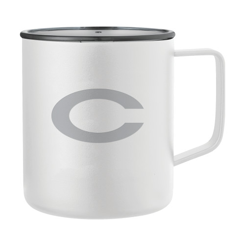  Rover Camp Vacuum Insulated White Mug 14oz - C Engraved