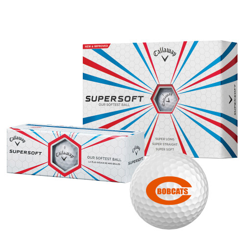  Callaway Supersoft Golf Balls 12/pkg - C - Bobcats