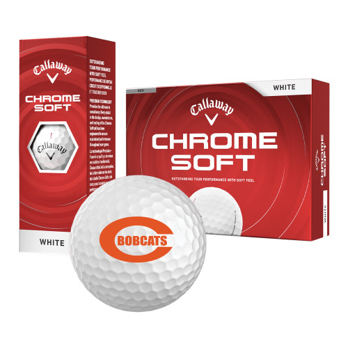  Callaway Chrome Soft Golf Balls 12/pkg - C - Bobcats