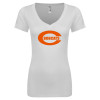 Thumbnail image for  Next Level Womens White Ideal V Tee