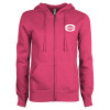 Thumbnail image for  ENZA Womens Fuchsia Fleece Full Zip Hoodie