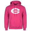 Thumbnail image for  Womens Fuchsia Fleece Hoodie