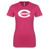 Thumbnail image for  Next Level Womens Fuchsia Boyfriend Tee