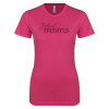Thumbnail image for  Next Level Womens Fuchsia Boyfriend Tee