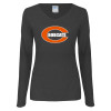 Thumbnail image for  Womens Dark Heather Long Sleeve V Neck Tee 