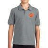Thumbnail image for  Youth Grey Silk Touch Polo
