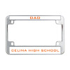 Thumbnail image for  Metal Motorcycle License Plate Frame in Chrome