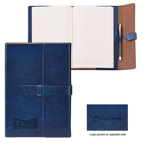 Fabrizio Junior Blue Portfolio w/Loop Closure-ECRS Engraved