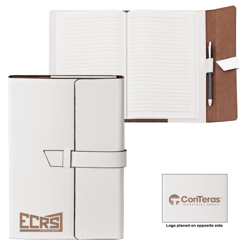 Fabrizio Junior White Portfolio w/Loop Closure-ECRS Engraved