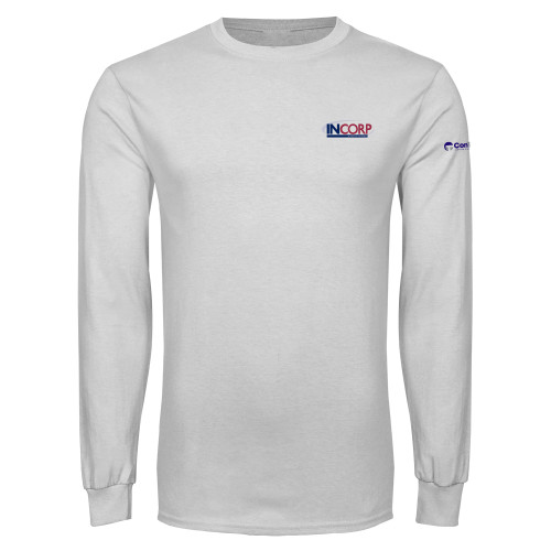 White Long Sleeve T Shirt-Incorp