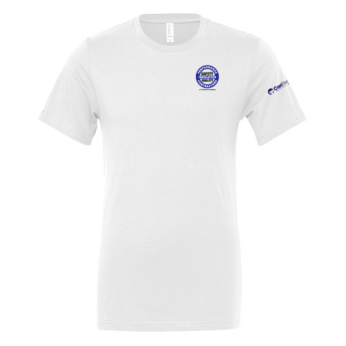 Bella + Canvas White Jersey Cotton T Shirt-Performance Insulation Contractors