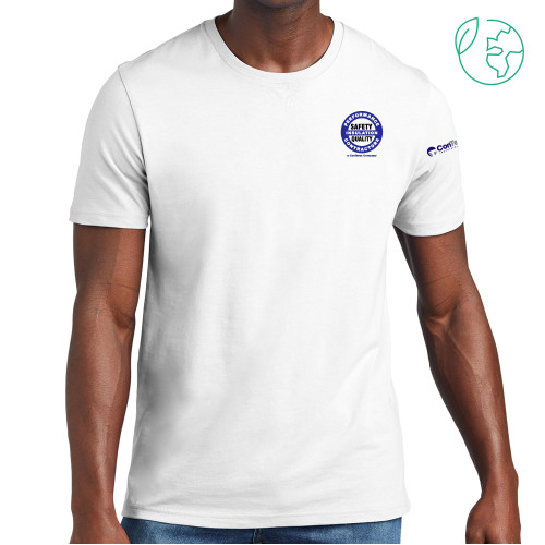 Allmade White Organic Cotton Tee-Performance Insulation Contractors