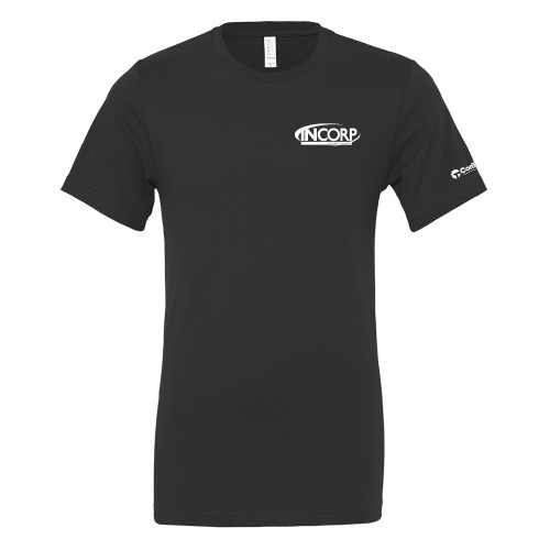 Bella + Canvas Black Jersey Cotton T Shirt-Incorp