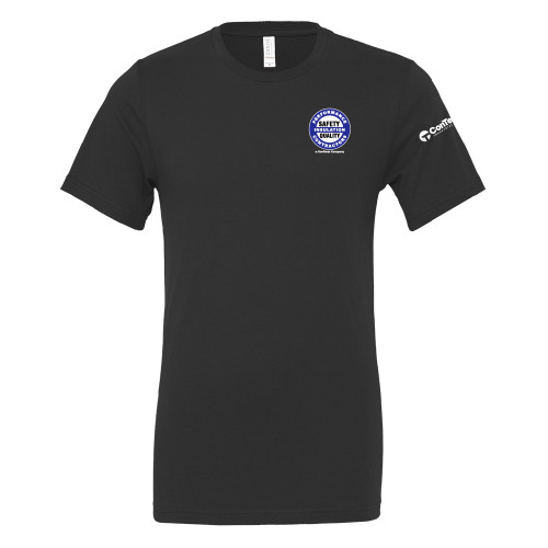 Bella + Canvas Black Jersey Cotton T Shirt-Performance Insulation Contractors