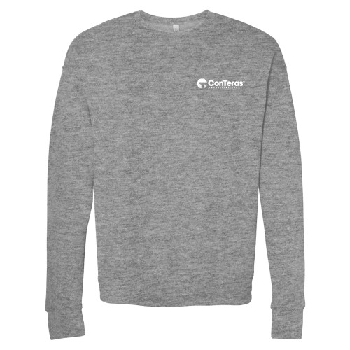 Bella + Canvas Heather Grey Fleece Crew-ConTeras Industrial Group