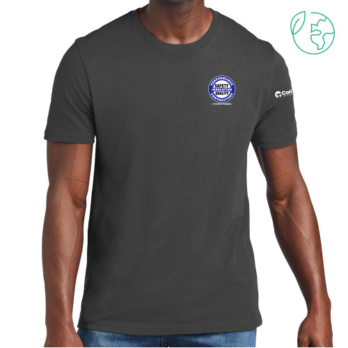 Allmade Dark Grey Organic Cotton Tee-Performance Insulation Contractors