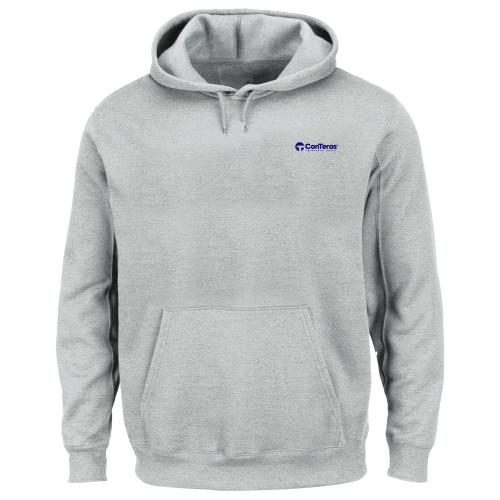 Extended Heather Grey Hoodie-ConTeras Industrial Group - Plus