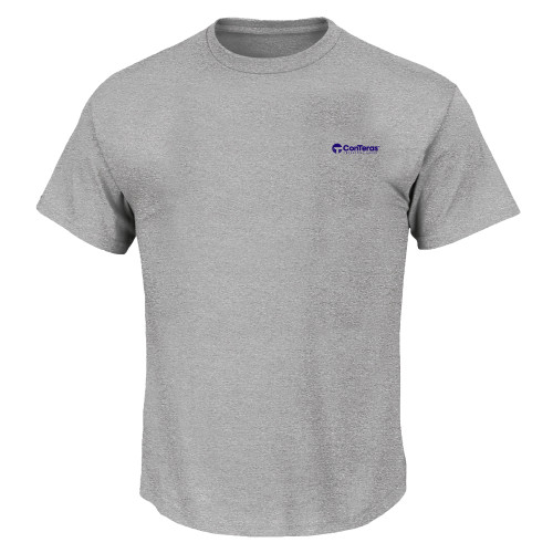 Tall Heather Grey T Shirt-ConTeras Industrial Group - Plus