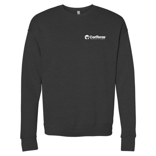 Bella + Canvas Dark Grey Heather Fleece Crew-ConTeras Industrial Group