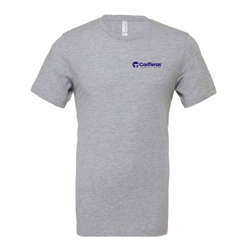 Bella + Canvas Heather Grey CVC T Shirt-ConTeras Industrial Group