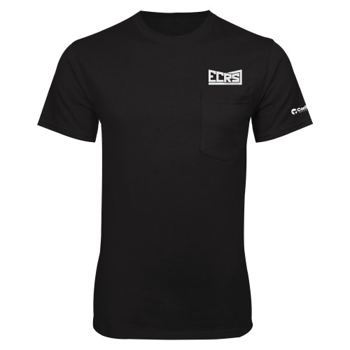 Black T Shirt w/Pocket-ECRS