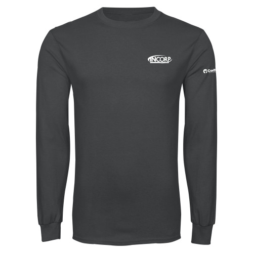 Charcoal Long Sleeve T Shirt-Incorp
