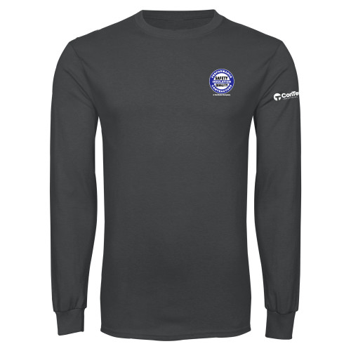 Charcoal Long Sleeve T Shirt-Performance Insulation Contractors