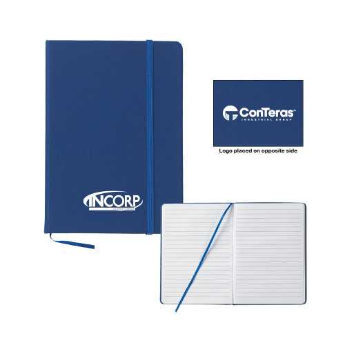 5x7 Blue Hard Cover Journal-Incorp
