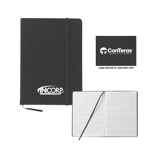 5x7 Black Hard Cover Journal-Incorp