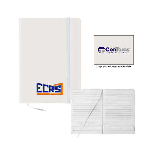 5x7 White Hard Cover Journal-ECRS
