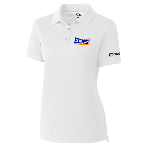 C&B Womens White Advantage Polo-ECRS