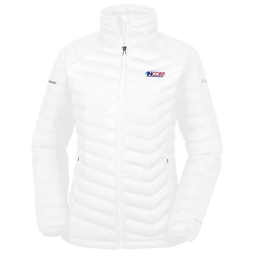Columbia Womens White Powder Lite Jacket-Incorp