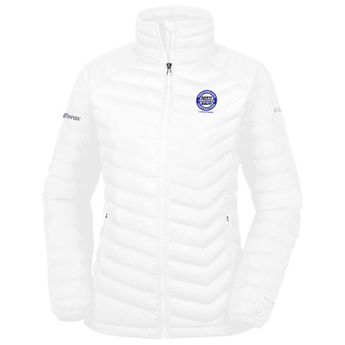 Columbia Womens White Powder Lite Jacket-Performance Insulation Contractors