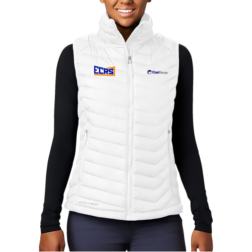 Columbia Womens White Powder Lite Vest-ECRS